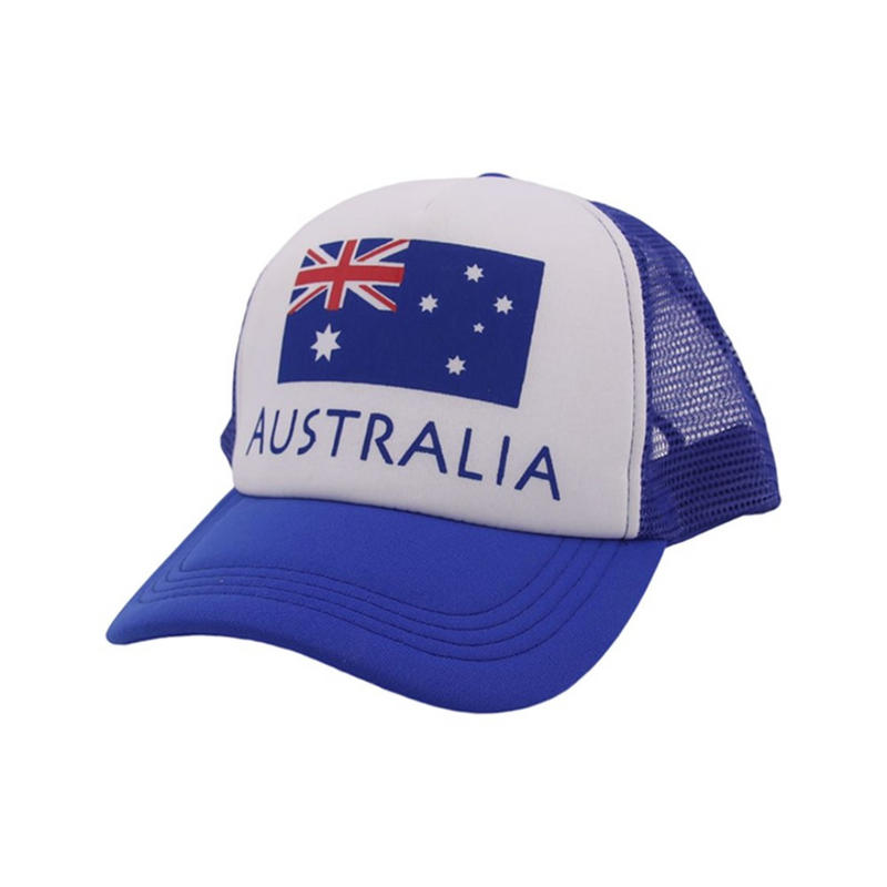 Ronis Aussie Cap Blue and White
