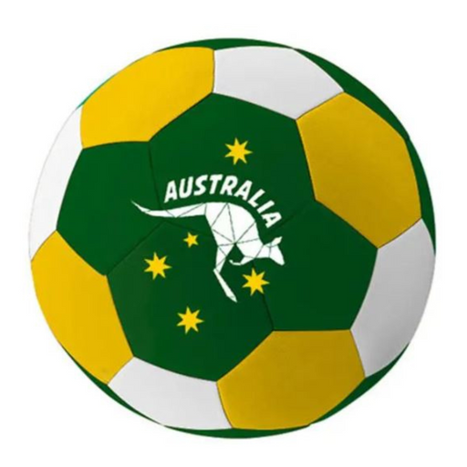 Ronis Australia Day Soccer Ball Green and Gold