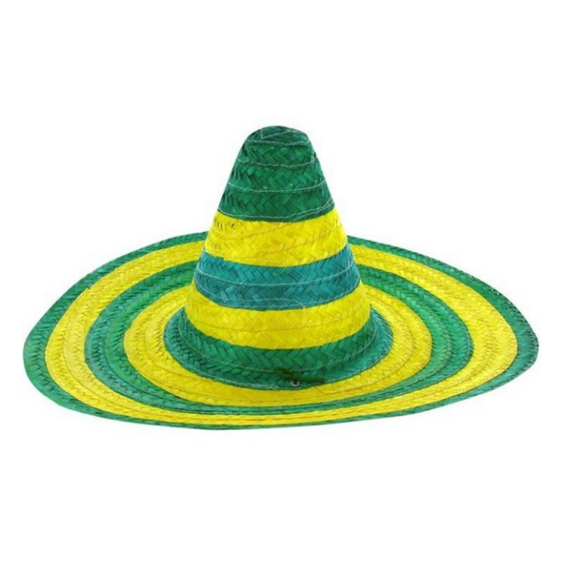 Ronis Australia Sombrero Green and Gold Straw