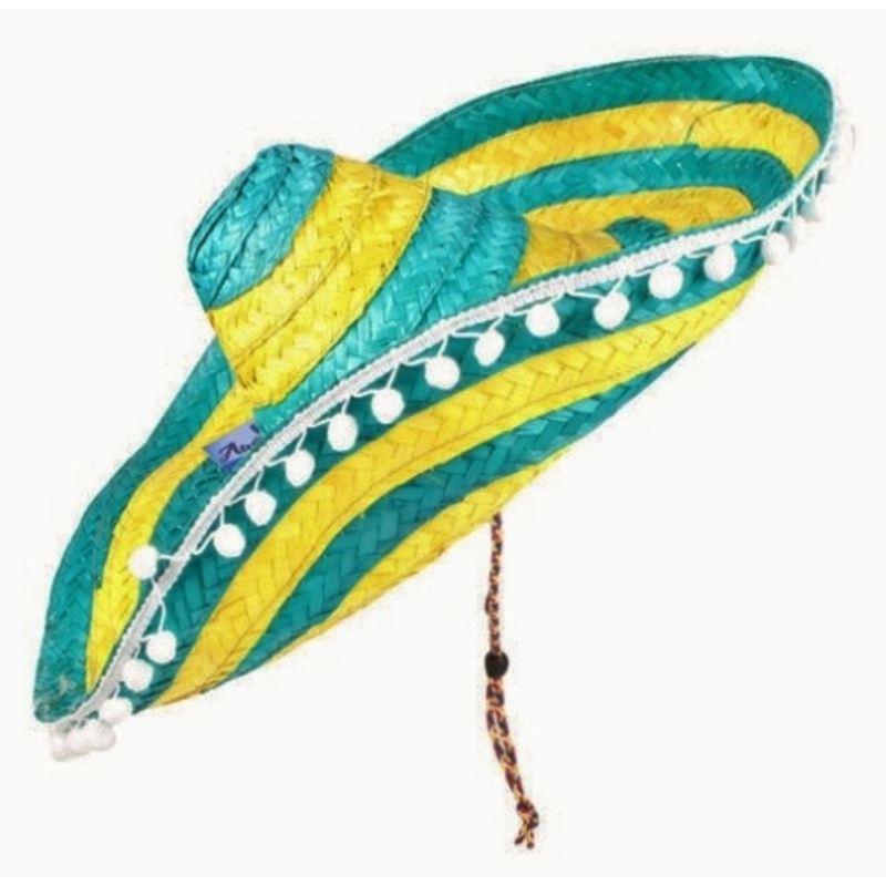 Ronis Australia Sombrero Green and Yellow Adult Size