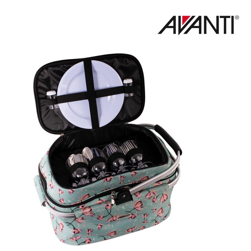 Ronis Ronis Avanti 4P Insulated Picnic Basket Posey