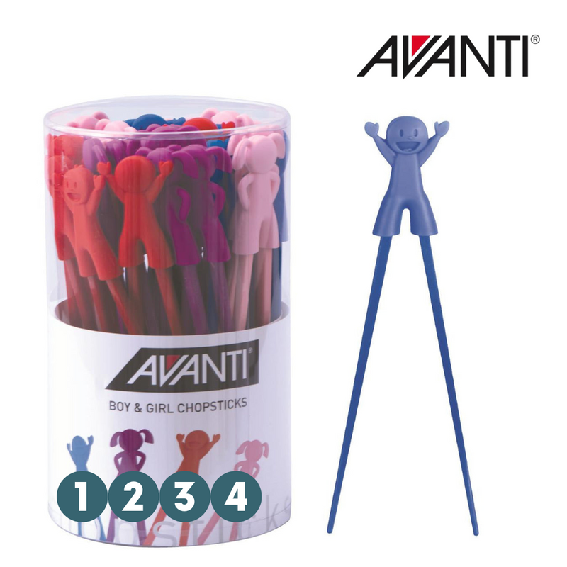 Ronis Avanti Boy and Girl Chopsticks 4 Asstd
