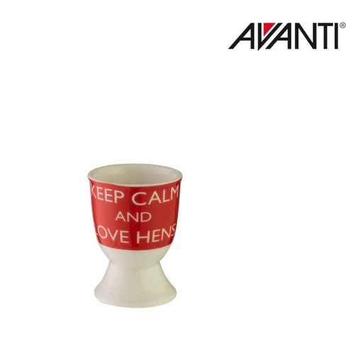 Ronis Avanti Egg Cup Keep Calm and Love Hens 6.6x5x5cm