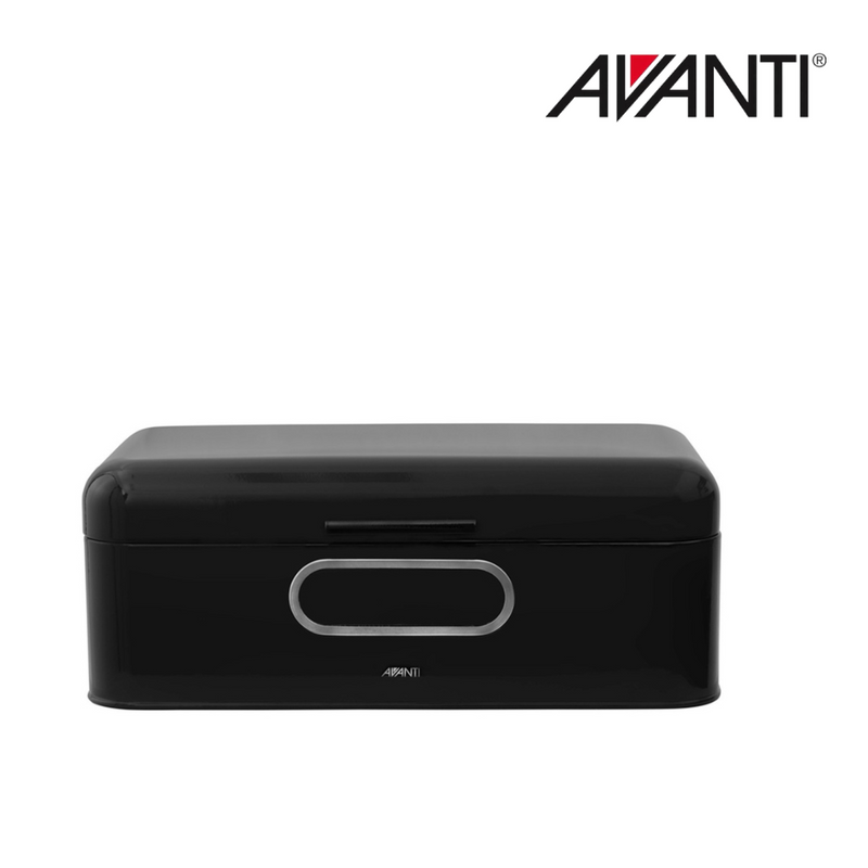 Ronis Avanti Retro Bread Bin Large Black