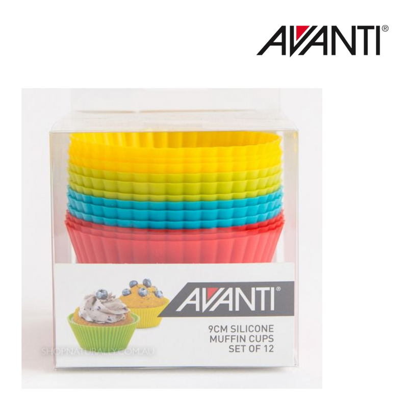 Avanti Silicon Muffin Cups 9cm 12pk