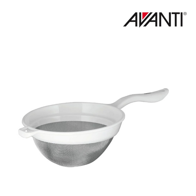 Ronis Avanti Stainless Steel Strainer with Plastic Frame White 19cm