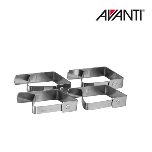 Ronis Avanti Stainless Steel Table Cloth Clips Set of 4