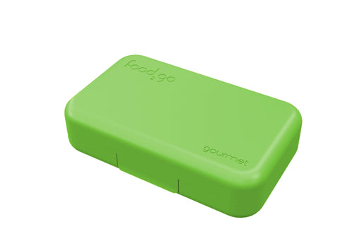 Avanti Gourmet Pod green reusable snack and lunch container for food storage