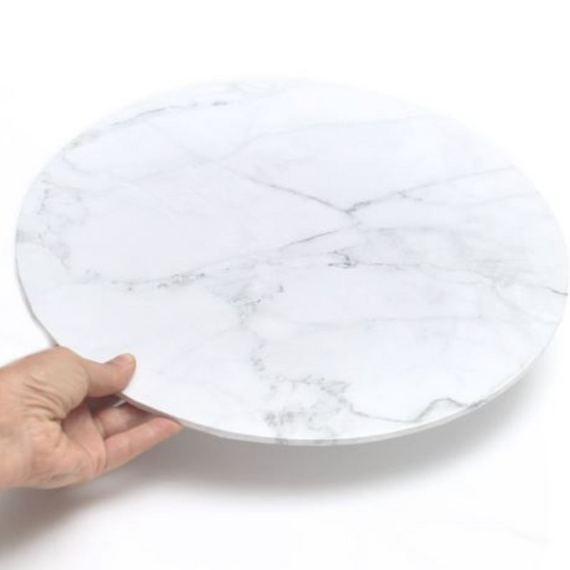Cake Board Food Presentation Board Marble 35.56Cm