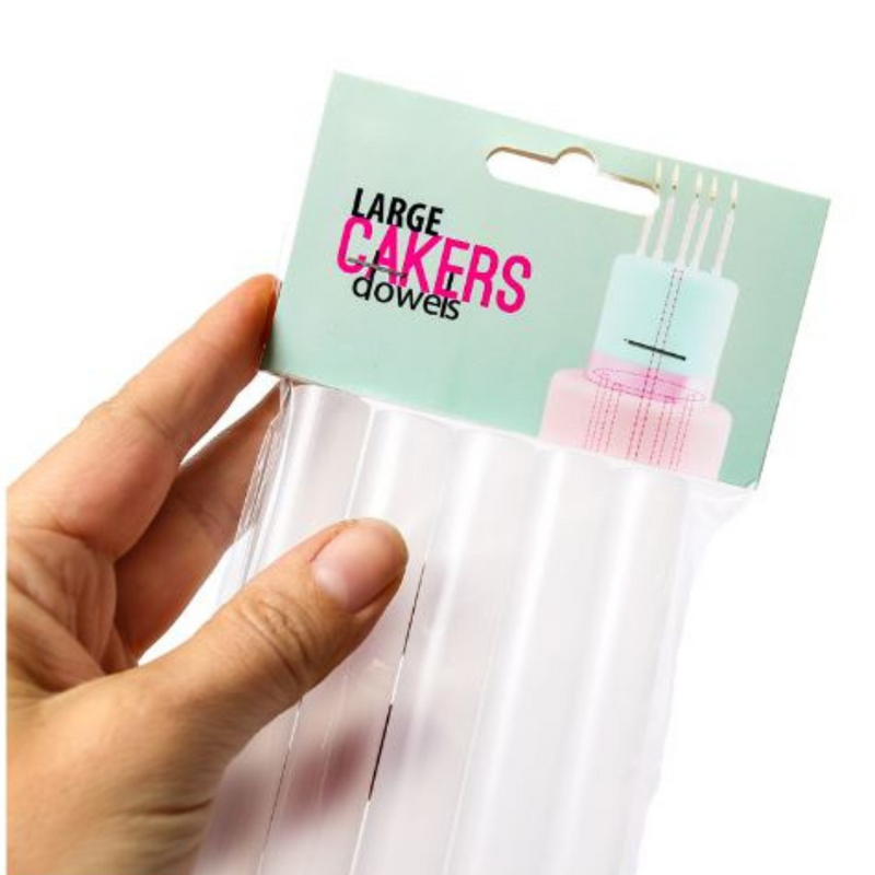 Cake Dowels Opaque Cakers Dowels Large Pack Of 5
