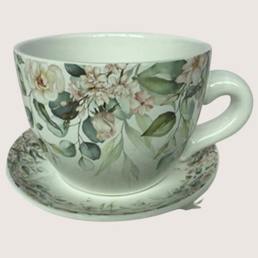 Cup and Saucer Planter Ceramic 33x25x16.5