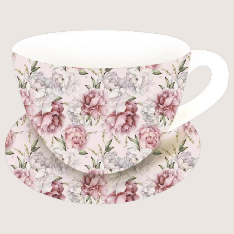 Cup and Saucer Planter Ceramic 23x19x12