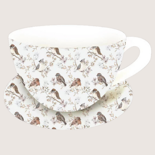 Cup and Saucer Planter Ceramic 23x19x12