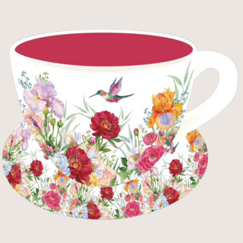 Cup and Saucer Planter Ceramic 23x19x12