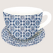 Cup and Saucer Planter Ceramic 19x15x10