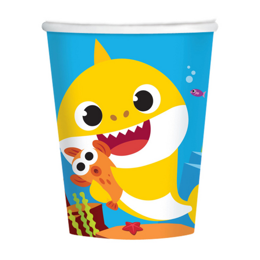 Ronis Baby Shark Paper Cups 266ml