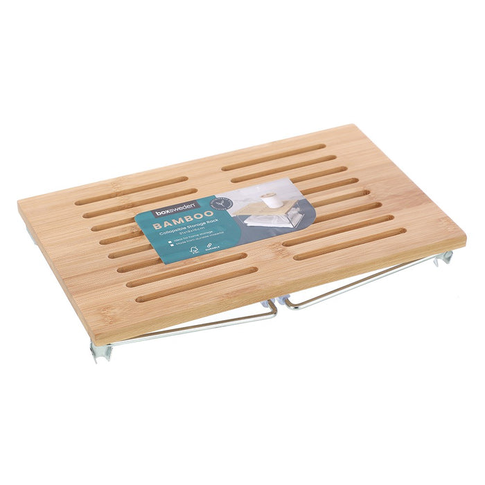 Ronis Bamboo Collapsible Storage Rack 31x19x16cm