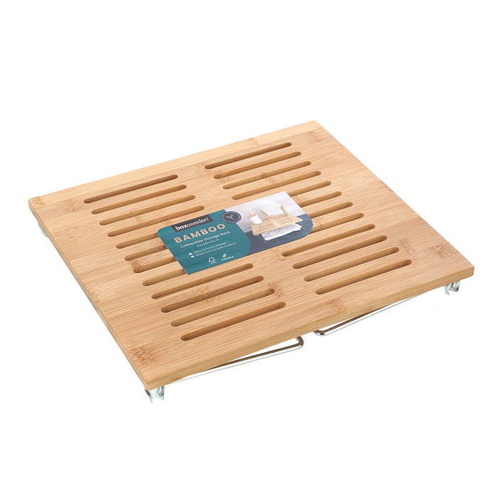 Ronis Bamboo Collapsible Storage Rack 32x28x16cm