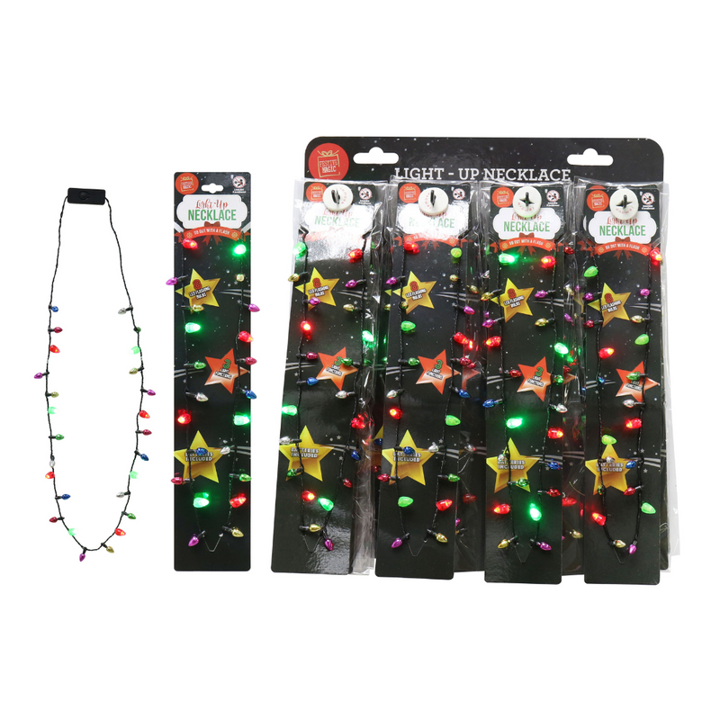 Ronis Battery Operated Necklace With Flashing Bulbs