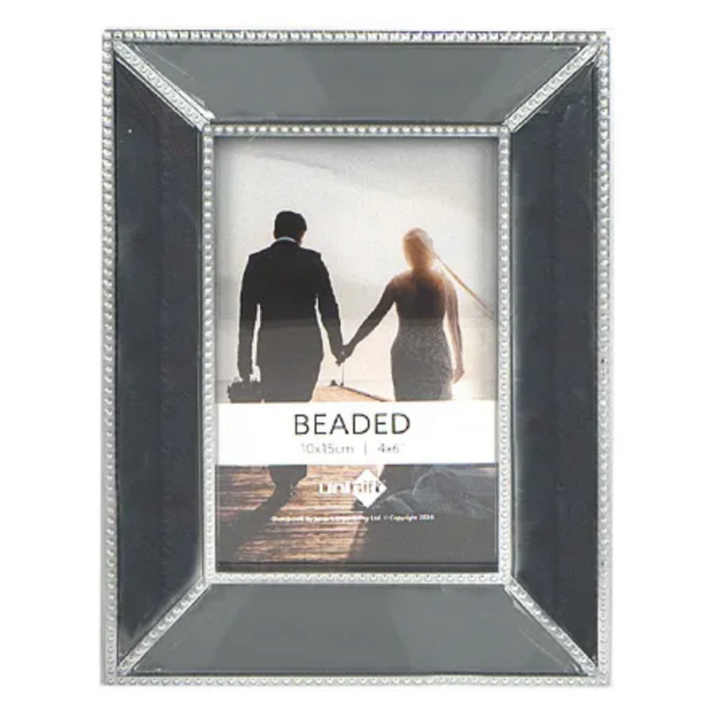 Beaded frame 10x15cm decorative photo frame for 4x6 photos with beaded edge