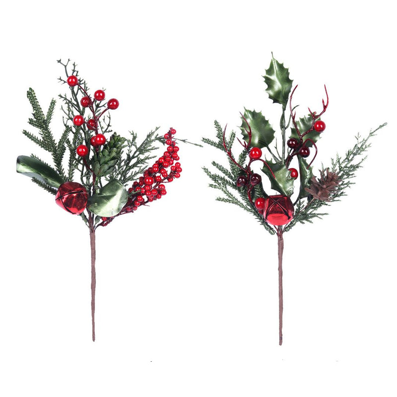 Ronis Berry Picks 17cm Metallic Green and Red Assorted