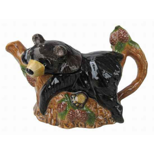 Ronis Black Bear Teapot 28cm