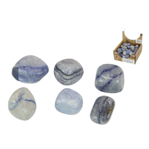 Ronis Blue Adventurine Strength Tumbled Gemstone