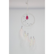 Ronis Blue/White Half Moon Dreamcatcher with Agate 15cm Assorted – thumbnail