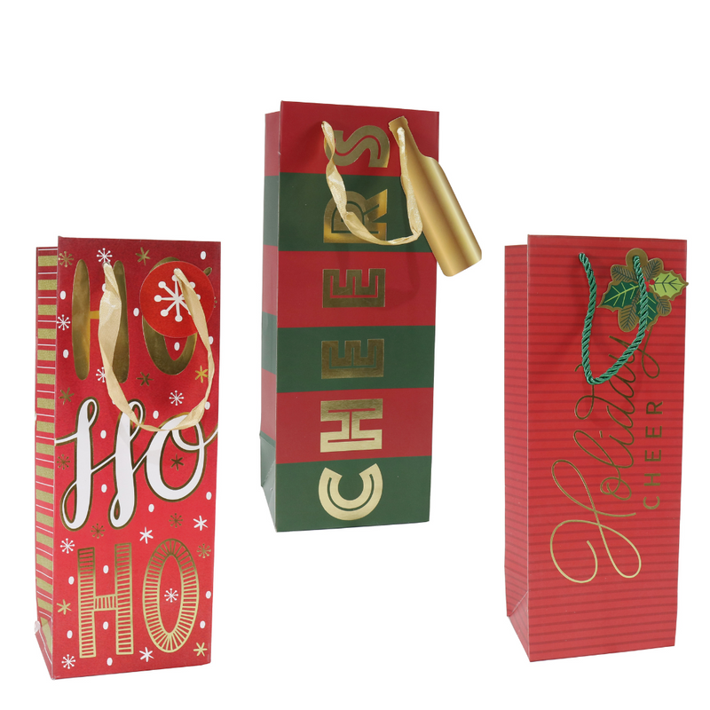 Ronis Bottle Bag Gold Foil Assorted