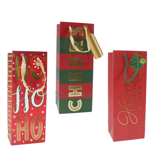 Ronis Bottle Bag Gold Foil Assorted