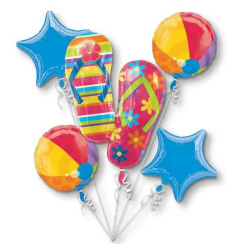 Ronis Bouquet Flip Flops Foil Balloon P75