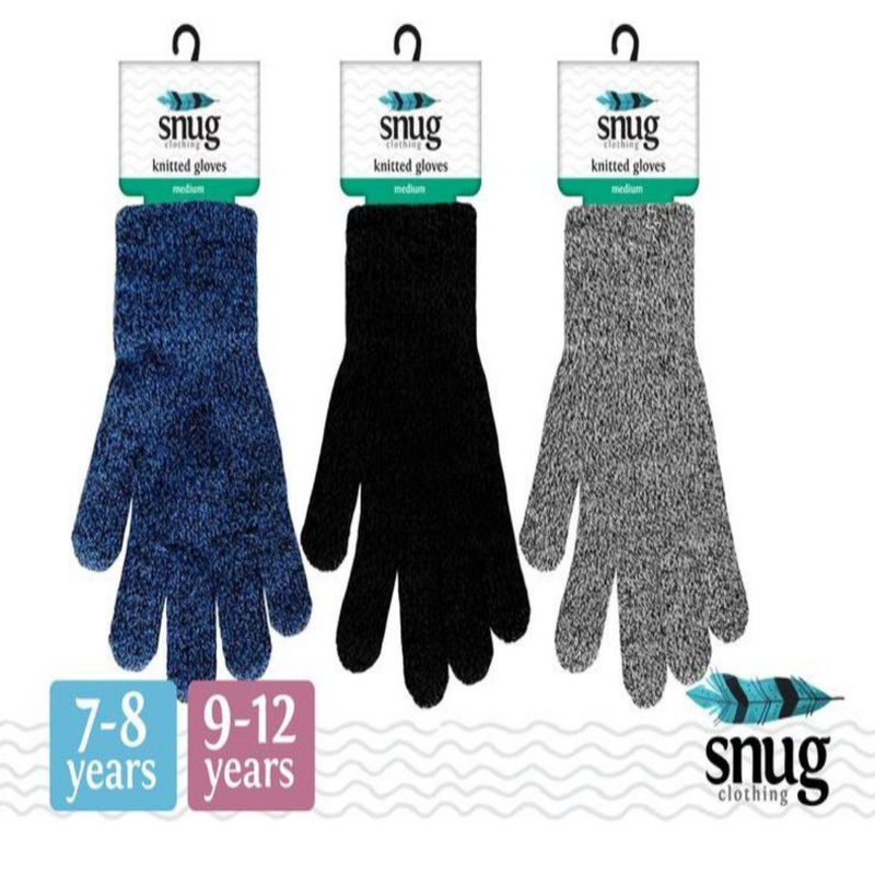 Ronis Boys Melange Gloves 3 Asstd