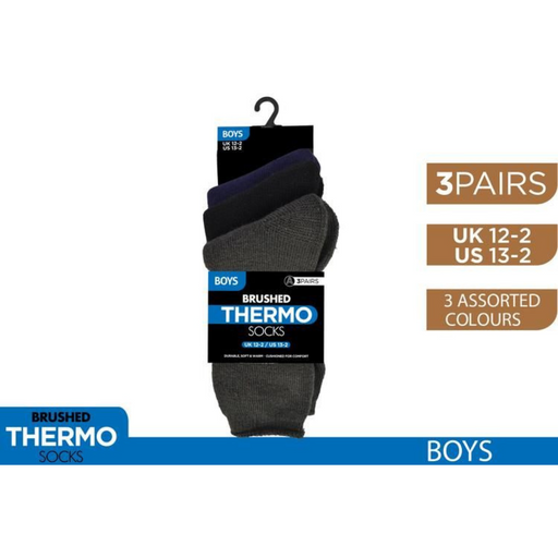 Ronis Boys Thermal Socks 3 Pairs