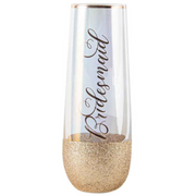 Ronis Bridesmaid Stemless Champagne Glass 16cm 180ml – thumbnail