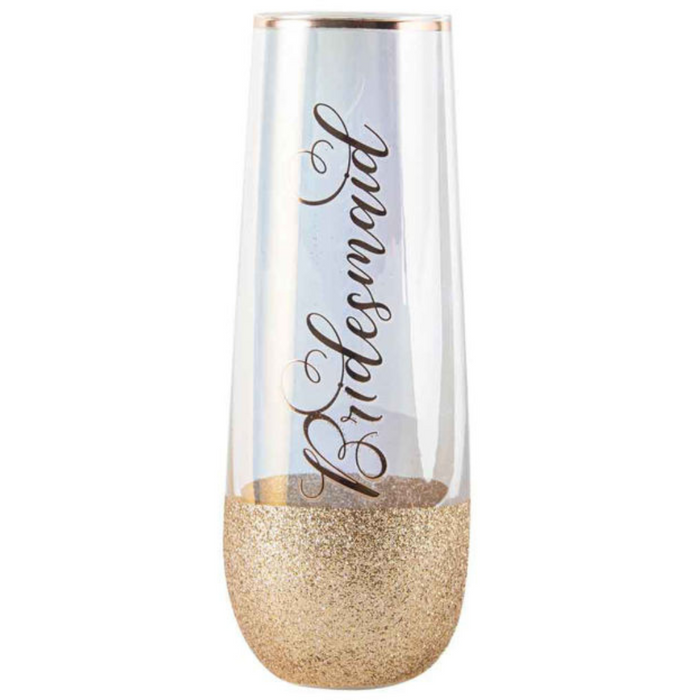 Ronis Bridesmaid Stemless Champagne Glass 16cm 180ml