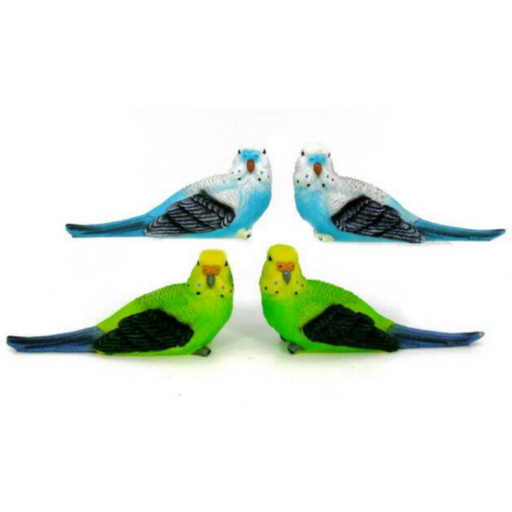 Ronis Budgie Bird/Parrot Paperweight 15cm Assorted