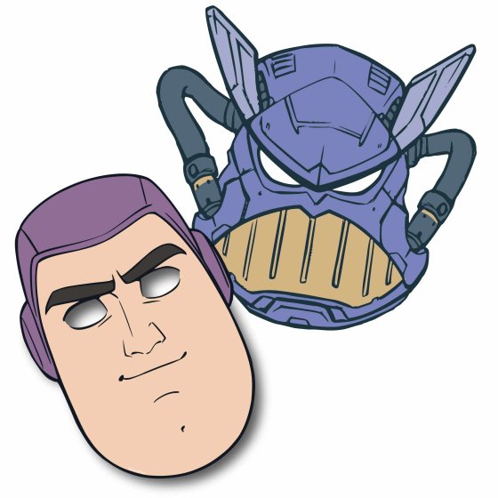 Accessories | Buzz Lightyear Masks Party Props — Ronis