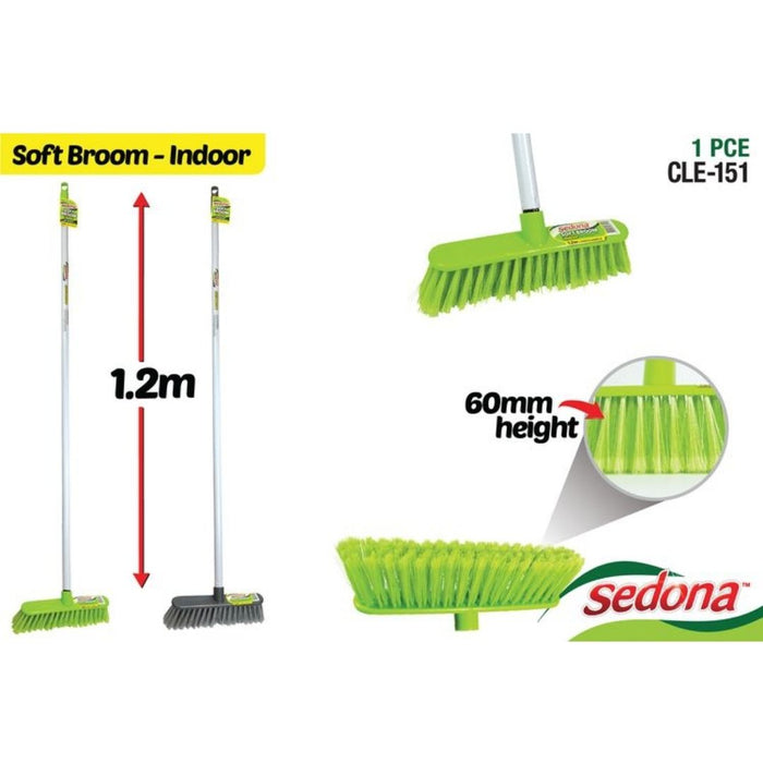 Economy Soft Broom 1.2m