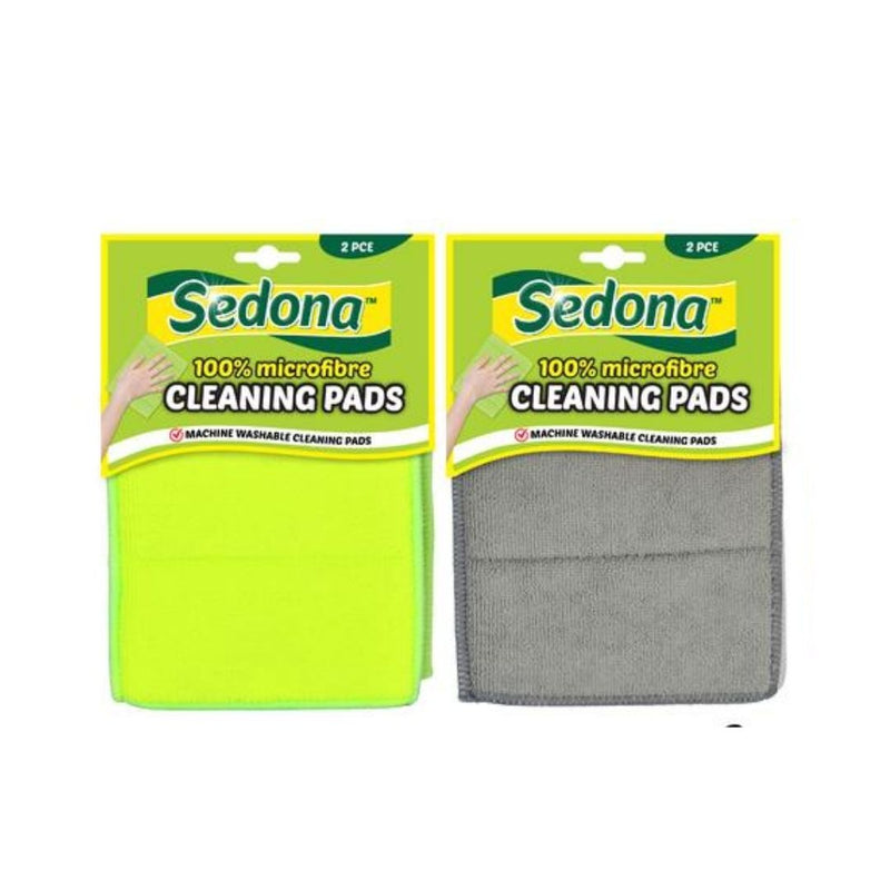 Microfiber Cleaning Pads 2pce 16x22cm Sedona
