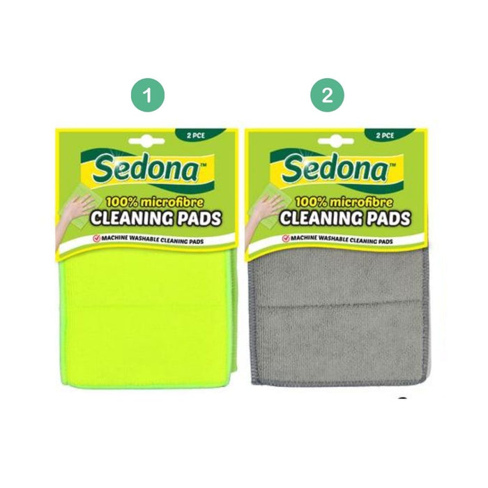 2pce Microfiber Cleaning Pads 16x22cm