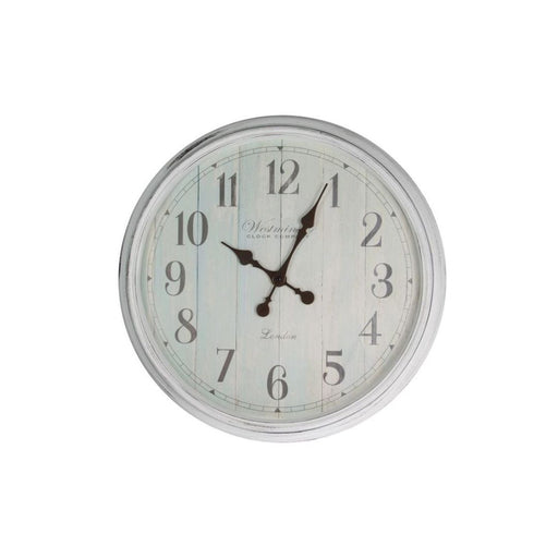 Wall Clock White Washed Numerical Clock 55cm