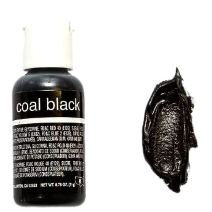 Chefmaster Liqua-Gel - Coal Black 0.7oz/20g