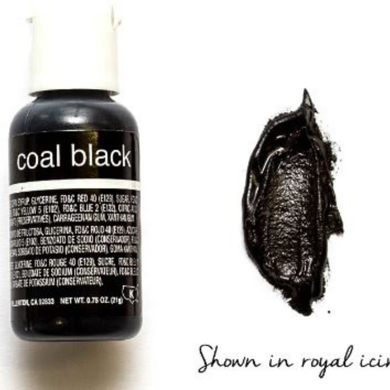 Chefmaster Liqua-Gel - Coal Black 0.7oz/20g