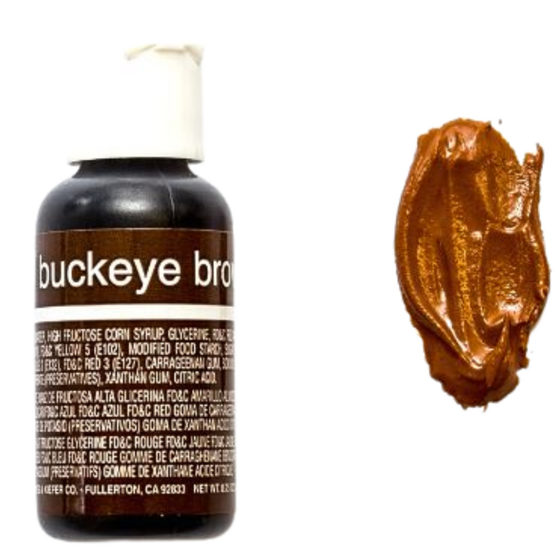 Chefmaster Liqua-Gel - Buckeye Brown 0.7oz/20g