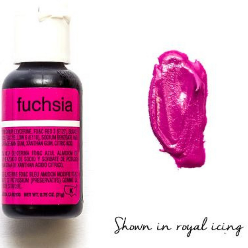 Chefmaster Liqua-Gel - Fuchsia 0.7oz/20g