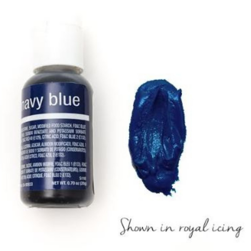 Chefmaster Liqua-Gel - Navy Blue 0.7oz/20g