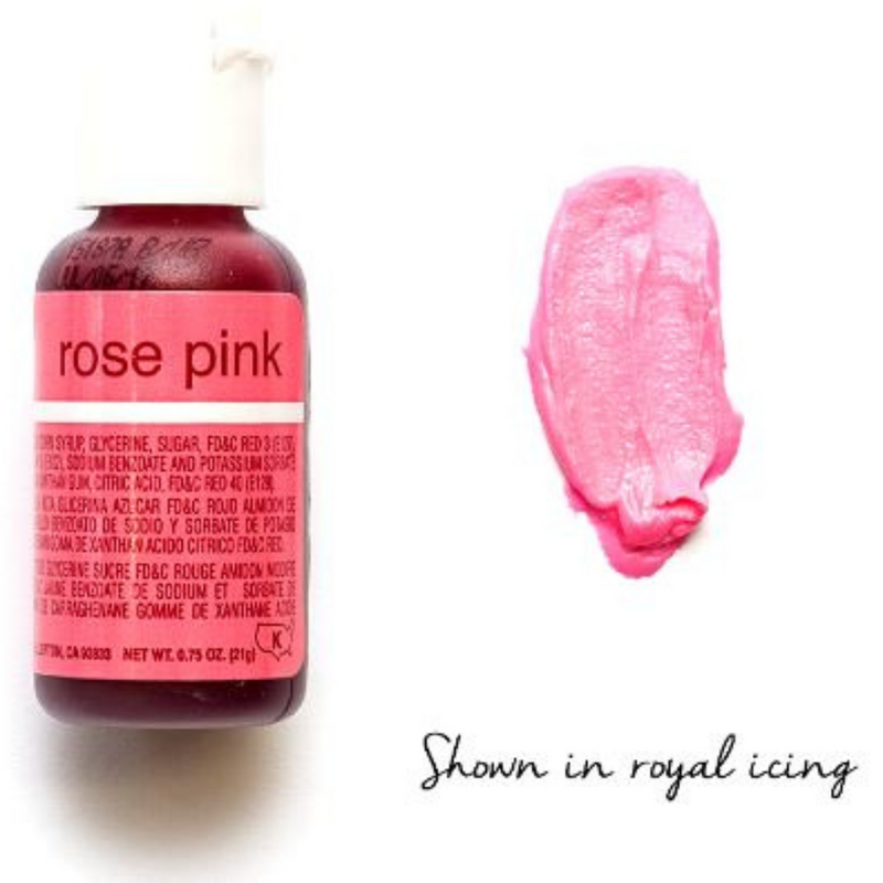 Chefmaster Liqua-Gel - Rose Pink 0.7oz/20g