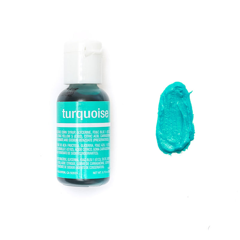 Chefmaster Liqua-Gel - Turquoise 0.7oz/20g
