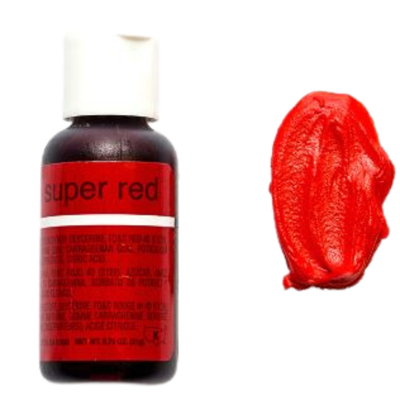 Chefmaster Liqua-Gel - Super Red 0.7oz/20g