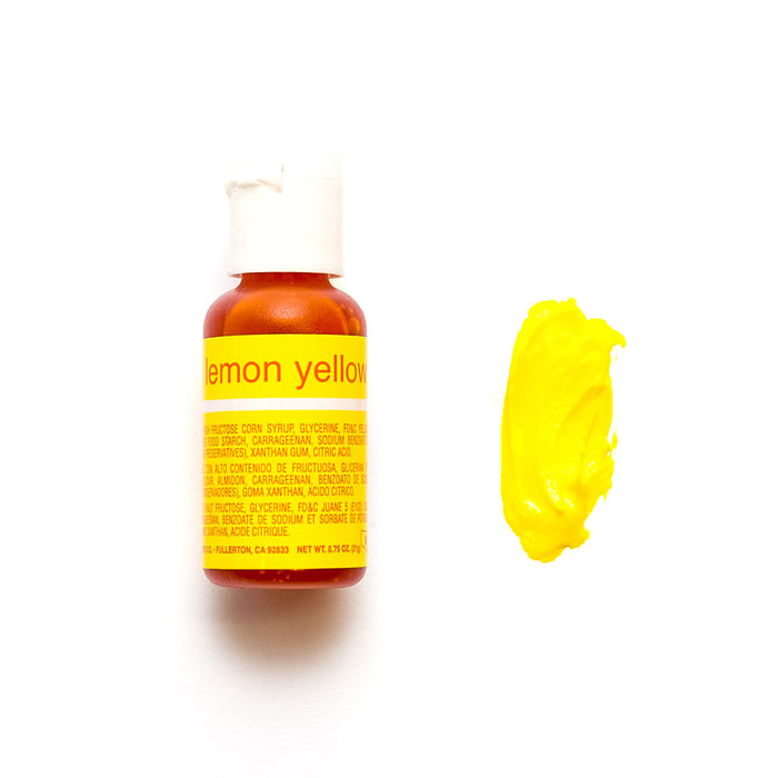 Chefmaster Liqua-Gel - Lemon Yellow 0.7oz/20g
